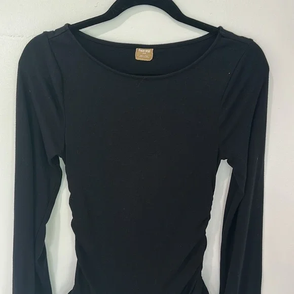 Free People Good Feels Long Sleeve Ruffle Dress - Picture 4 of 7